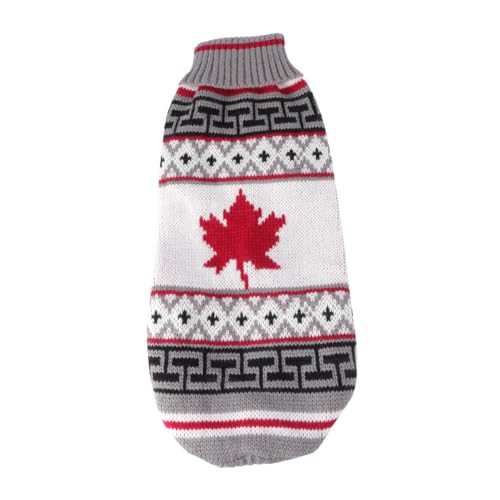 BAZEITFLOW Kleidung für Haustiere UPS Outfits Vlies Weihnachtspullover Hunde Weihnachtskostüme Welpenpullover Warmer Hundeblätter Kleidung für Welpen Haustierurlaubspullover Hundekleidung von BAZEITFLOW
