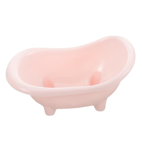 BAZEITFLOW Kleine Hamster Badewanne aus Stabilem Kunststoff mit Rutschfestem Boden Praktisches Sandbad für Kleintiere Pflegeleichtes Badespielzeug für Hamster und Meerschweinchen von BAZEITFLOW