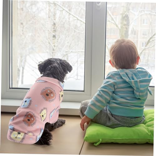 BAZEITFLOW Kleine Hundewinterkleidung Löwenmuster Warm Gefütterte Haustierjacke Weiche Kleidung für Kleine Hunde und Katzen BAZEITFLOW Kleine Hundewinterkleidung Löwenmuster Warm Gefütterte Haustierjacke Weiche Kleidung für Kleine Hunde und Katzen von BAZEITFLOW