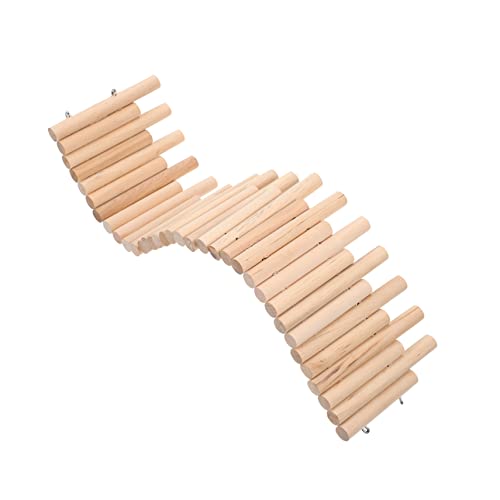 BAZEITFLOW Kleiner Haustierkäfig Holzleiter für Hamster Mehrzweckzaun für Kleintiere Sicheres Kauspielzeug für Spielplatz Training Natürliches Material BAZEITFLOW Kleiner Haustierkäfig Holzleiter für Hamster Mehrzweckzaun für Kleintiere Sicheres Kauspielzeug für Spielplatz Training Natürliches Material von BAZEITFLOW