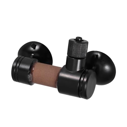 BAZEITFLOW Kohlendioxidraffinerie Eiskübel für den Außenbereich Filterdiffusor Belüfter Diffusor Schelfeis-Eiskübel CO-Diffusor Aquarienpflanzen Zerstäuber Diffusor Fisch Bubbler Abs Black von BAZEITFLOW