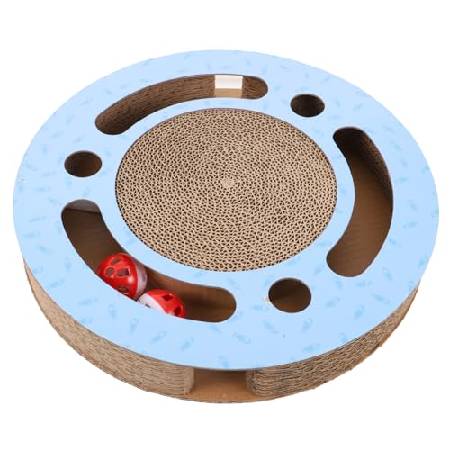 BAZEITFLOW Kratzbrett Für Katzen Sisal Langlebiges Kratzbrett Für Den Innenbereich Praktischer Kratzbaum Für Katzen Kratzunterlage Aus Wellpapier Himmelblau Zufällige Farbe BAZEITFLOW Kratzbrett Für Katzen Sisal Langlebiges Kratzbrett Für Den Innenbereich Praktischer Kratzbaum Für Katzen Kratzunterlage Aus Wellpapier Himmelblau Zufällige Farbe von BAZEITFLOW