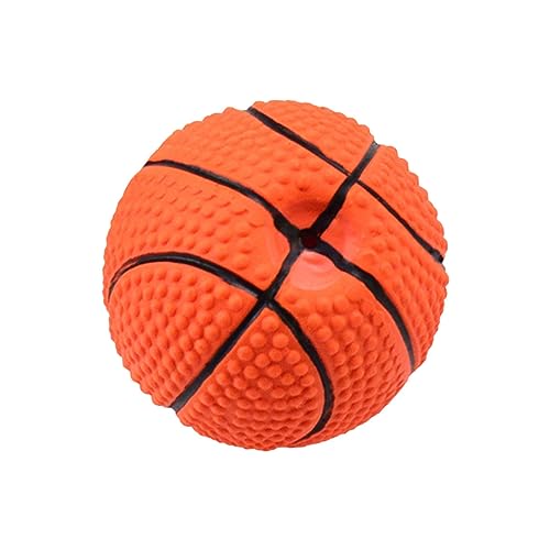 BAZEITFLOW Kreatives Kauspielzeug für Biegsames Basketball mit Quietscher Langlebig für Aktives und Zahnpflege für Mittelgroße und Große BAZEITFLOW Kreatives Kauspielzeug für Biegsames Basketball mit Quietscher Langlebig für Aktives und Zahnpflege für Mittelgroße und Große von BAZEITFLOW