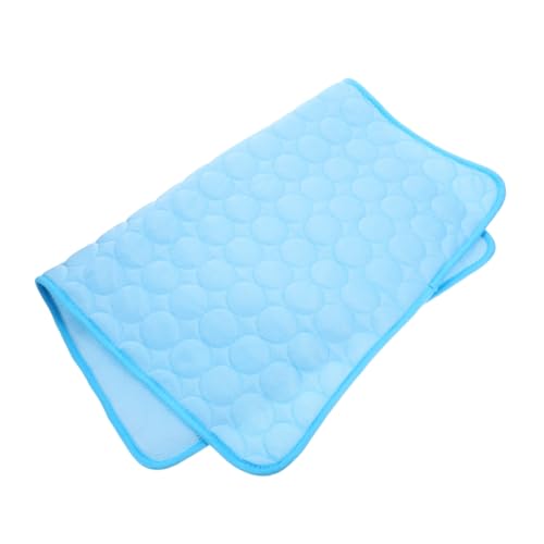 BAZEITFLOW Kühlmatte für Hunde und Katzen Selbstkühlendes Atmungsaktives Kissen Waschbar für Sommer Passend für Hundebetten Sofas und Reisen Blau BAZEITFLOW Kühlmatte für Hunde und Katzen Selbstkühlendes Atmungsaktives Kissen Waschbar für Sommer Passend für Hundebetten Sofas und Reisen Blau von BAZEITFLOW