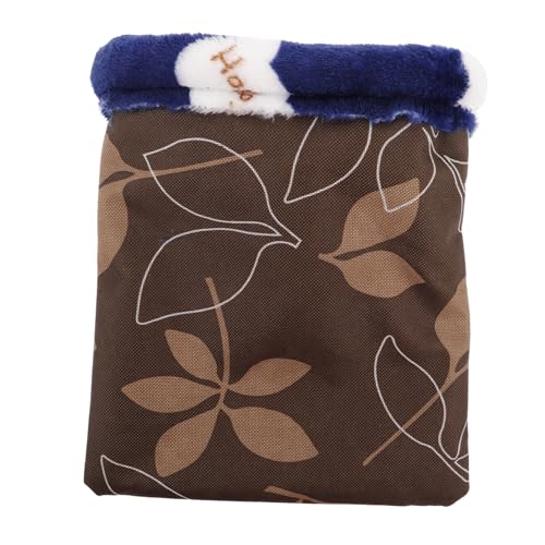 BAZEITFLOW Kuscheliger Schlafsack für Kleine Haustiere Gemütlicher Hamster Schlafsack Tragbare Decke für Hamster und Andere Kleintiere Zufällige Farbe Warmes Nest für Zufällige Farbe von BAZEITFLOW