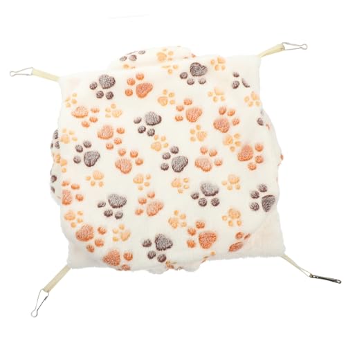 BAZEITFLOW Kuscheliges Doppellagiges Hamster Hängemattenbett aus Weichem Flanell Warmes Nest für Chinchillas Meerschweinchen und Kleine Nager Atmungsaktiv und Bequem für Jahreszeiten BAZEITFLOW Kuscheliges Doppellagiges Hamster Hängemattenbett aus Weichem Flanell Warmes Nest für Chinchillas Meerschweinchen und Kleine Nager Atmungsaktiv und Bequem für Jahreszeiten von BAZEITFLOW