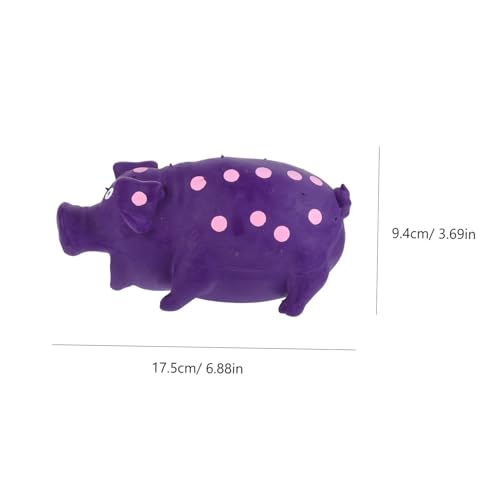 BAZEITFLOW Langlebiges Bissfestes Hundespielzeug aus Latex mit Quietscher Pig Design Fördert Zahnpflege und Spielspaß für Kleine Hunde und Welpen Leicht zu Reinigen und Robust BAZEITFLOW Langlebiges Bissfestes Hundespielzeug aus Latex mit Quietscher Pig Design Fördert Zahnpflege und Spielspaß für Kleine Hunde und Welpen Leicht zu Reinigen und Robust von BAZEITFLOW