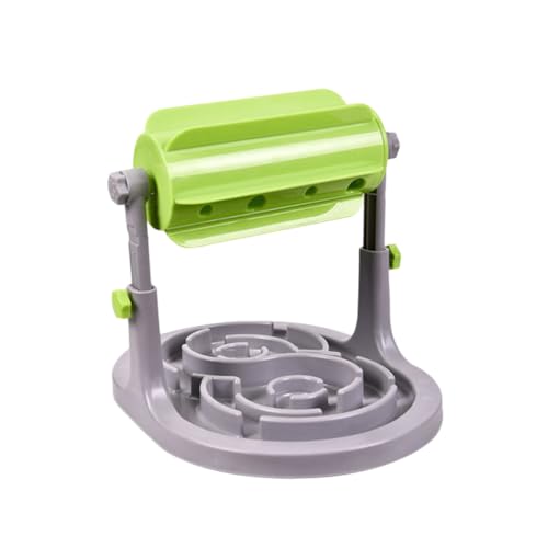 BAZEITFLOW Langsamer Futterspender Trommelspender aus Kunststoff für Hunde Futterkontrolle Schlingnapf mit Spielzeugfunktion Grün Langlebig und Sicher für Welpen und Kleine Hunde BAZEITFLOW Langsamer Futterspender Trommelspender aus Kunststoff für Hunde Futterkontrolle Schlingnapf mit Spielzeugfunktion Grün Langlebig und Sicher für Welpen und Kleine Hunde von BAZEITFLOW