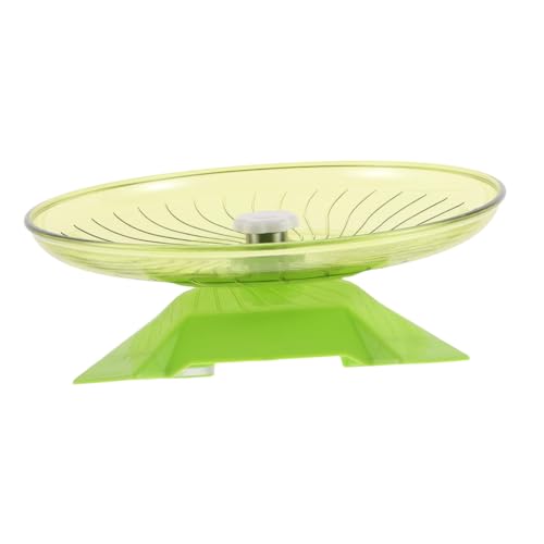 BAZEITFLOW Leises Hamsterrad Fliegende Untertasse Laufrad für Kleine Haustiere Wie Hamster Meerschweinchen Mäuse Sicherer Spinner Tretlaufrad für Aktives Training Zuhause von BAZEITFLOW
