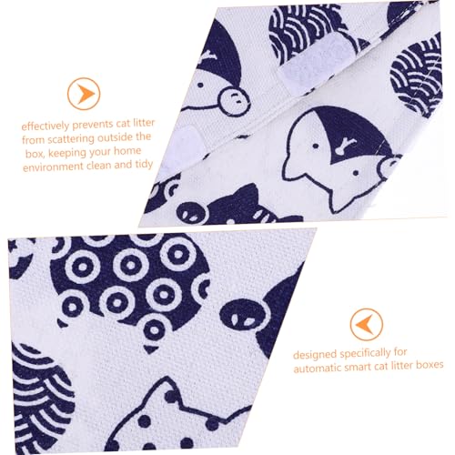 BAZEITFLOW Litter Box Door Curtain Ersatz Vorhang für Automatische Katzentoilette Leicht Haustiersicher Schaufelfrei für Katzenklo Stilvoller Sichtschutz für Kleine Katzen BAZEITFLOW Litter Box Door Curtain Ersatz Vorhang für Automatische Katzentoilette Leicht Haustiersicher Schaufelfrei für Katzenklo Stilvoller Sichtschutz für Kleine Katzen von BAZEITFLOW