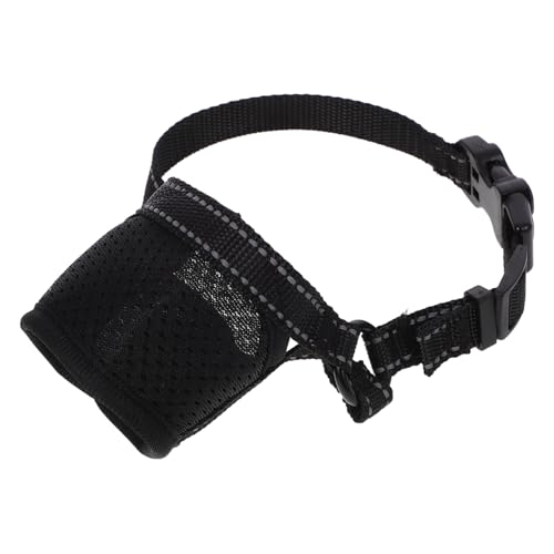 BAZEITFLOW Maulkorb Für Hunde Gegen Bellen Wolf Haustier Maske Schnauze Hundemaulkorb Gegen Bellen Hundemaul Ärmel Für Hunde Im Freien Für Welpen Polyester Black BAZEITFLOW Maulkorb Für Hunde Gegen Bellen Wolf Haustier Maske Schnauze Hundemaulkorb Gegen Bellen Hundemaul Ärmel Für Hunde Im Freien Für Welpen Polyester Black von BAZEITFLOW
