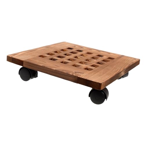 BAZEITFLOW Mobiler Blumentopfständer künstlich Pflanze auf Rädern rollbare Pflanzenständer mit Rädern Korb zimmerpflanzen Pflanzgefäß Steht mit Rädern Pflanzständer mit Rad Holz Light Brown BAZEITFLOW Mobiler Blumentopfständer künstlich Pflanze auf Rädern rollbare Pflanzenständer mit Rädern Korb zimmerpflanzen Pflanzgefäß Steht mit Rädern Pflanzständer mit Rad Holz Light Brown von BAZEITFLOW
