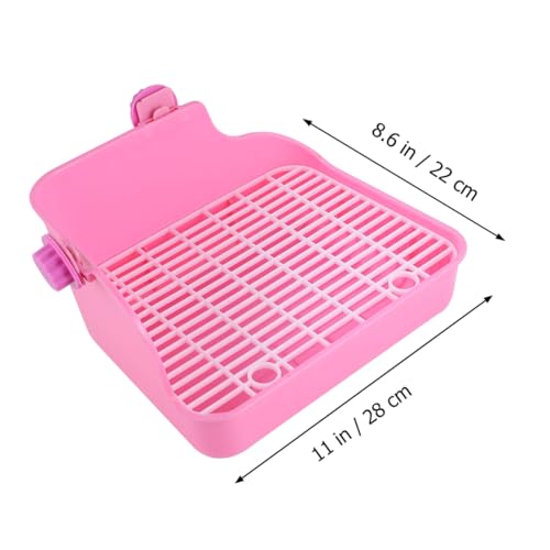 BAZEITFLOW Nagertoilette Ecktoilette für Kleine Haustiere Toilettentrainer mit Wanddesign Geeignet für Kaninchen Hamster Meerschweinchen Frettchen Hygienisch Langlebig Leicht BAZEITFLOW Nagertoilette Ecktoilette für Kleine Haustiere Toilettentrainer mit Wanddesign Geeignet für Kaninchen Hamster Meerschweinchen Frettchen Hygienisch Langlebig Leicht von BAZEITFLOW