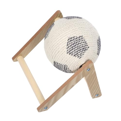 BAZEITFLOW Natürlicher Sisal Kratzball mit Stabilem Sockel Interaktives Katzenspielzeug für Kätzchen Fördert Bewegung und Krallenpflege Geeignet für Kleine Haustiere Hellbraun BAZEITFLOW Natürlicher Sisal Kratzball mit Stabilem Sockel Interaktives Katzenspielzeug für Kätzchen Fördert Bewegung und Krallenpflege Geeignet für Kleine Haustiere Hellbraun von BAZEITFLOW