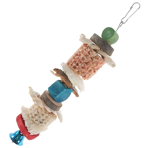 BAZEITFLOW Natürliches Vogel Kauspielzeug aus Langlebigem Holz Hängendes Foraging für Papageien Parrot Teething Toy Sicheres Robustes Vogelspielzeug für Käfig und Beschäftigung BAZEITFLOW Natürliches Vogel Kauspielzeug aus Langlebigem Holz Hängendes Foraging für Papageien Parrot Teething Toy Sicheres Robustes Vogelspielzeug für Käfig und Beschäftigung von BAZEITFLOW