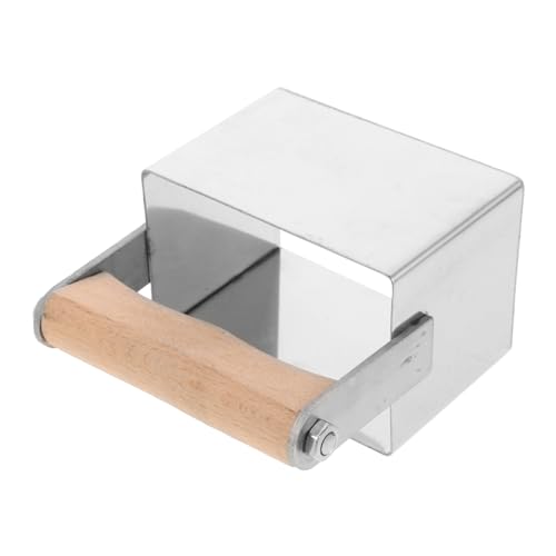 BAZEITFLOW Nesthonigschneider Kamm Bienenstock Imkerei Ausrüstung Cutter Honigschneider Schaber Werkzeug für Honig handgehaltener Honigschneider Honigschneidegerät Holz Silver von BAZEITFLOW
