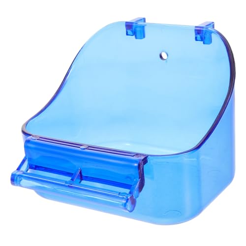 BAZEITFLOW Papageien Badewanne Vogelkäfig Badebehälter Mehrzweck Futter und Sandbad Blau Praktisch Einfach zu Reinigen und Langlebig für Wellensittiche und Sittiche BAZEITFLOW Papageien Badewanne Vogelkäfig Badebehälter Mehrzweck Futter und Sandbad Blau Praktisch Einfach zu Reinigen und Langlebig für Wellensittiche und Sittiche von BAZEITFLOW