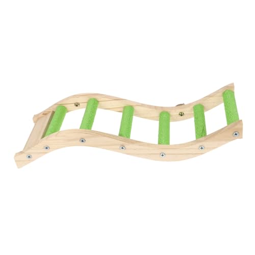 BAZEITFLOW Papageien Holzspielzeug Kletterleiter Vogelkäfig Zubehör für Wellensittiche Kleintiere zum Klettern und Knabbern Bewegung und Spielspaß BAZEITFLOW Papageien Holzspielzeug Kletterleiter Vogelkäfig Zubehör für Wellensittiche Kleintiere zum Klettern und Knabbern Bewegung und Spielspaß von BAZEITFLOW