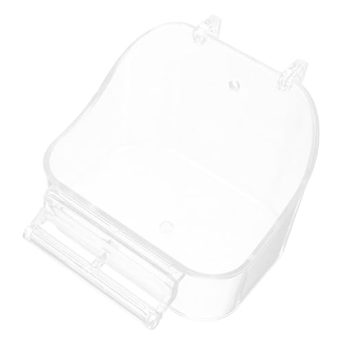 BAZEITFLOW Parrot Vogelbad Badewanne mit Glatten Kanten Wiederverwendbare Badebox für Kleine Vögel Sichere Futter und Badebox Installieren Geeignet für Papageien und Wellensittiche BAZEITFLOW Parrot Vogelbad Badewanne mit Glatten Kanten Wiederverwendbare Badebox für Kleine Vögel Sichere Futter und Badebox Installieren Geeignet für Papageien und Wellensittiche von BAZEITFLOW