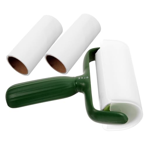 BAZEITFLOW Pet Hair Roller mit Nachfüllrollen Tragbarer und Klebriger Tierhaarentferner für Kleidung Sofa Auto Vielseitiger Fusselroller für Haustierhaare Leicht und Handlich von BAZEITFLOW