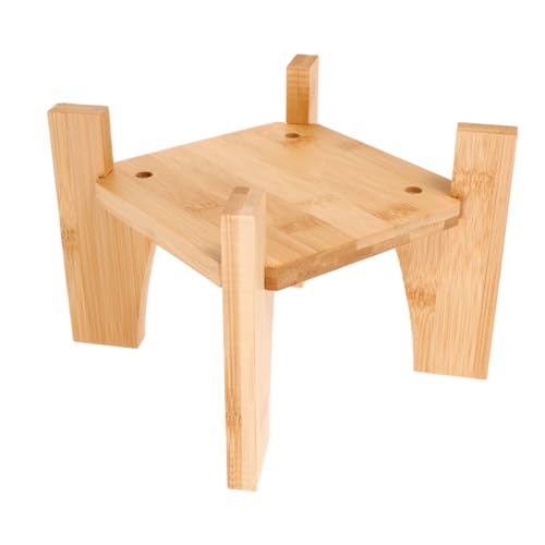 BAZEITFLOW Pflanzgefäß Aus Holz Blick Auf Den Globusständer Pflanzenständer Im Freien Pflanzenständer Für Den Innenbereich Niedriger Pflanzenstand Ständer Für Topfpflanzen Anlage Khaki von BAZEITFLOW