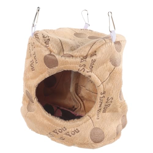 BAZEITFLOW Plüsch Hängematte für Hamster und Chinchilla Atmungsaktiv und Bequem Kleines Haustierbett Geeignet für Winter Jahreszeiten Sicheres Spiel Schlafzubehör für Ratten und Kleine Nager von BAZEITFLOW
