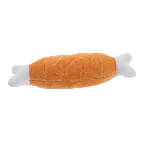BAZEITFLOW Plüsch Quietschendes Hundespielzeug Chicken Leg Form Sicherer Kau Spaß für Welpen Kleine Hunde Intelligenzförderndes Beißspielzeug zur Zahnpflege und Verhaltenskorrektur von BAZEITFLOW