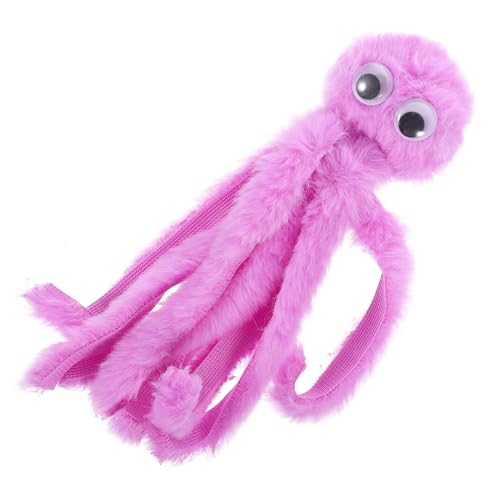 BAZEITFLOW Plüschspielzeug Katze Octopus Form mit Katzenminze Kuscheliges Katzenspielzeug Langlebig und Beißfest Fördert Zahnpflege und Geistige Entwicklung für Kätzchen und Katzen von BAZEITFLOW