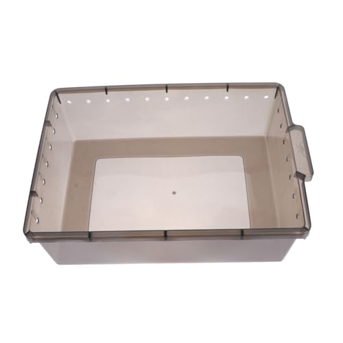 BAZEITFLOW Reptilien Futterbox Kunststoff Zuchtbox mit Lüftungssystem Sichtbare Aufbewahrung für und Reptilien Wie Frösche und Echsen Stabile Feuchtigkeitsbeständigkeit Terrarium BAZEITFLOW Reptilien Futterbox Kunststoff Zuchtbox mit Lüftungssystem Sichtbare Aufbewahrung für und Reptilien Wie Frösche und Echsen Stabile Feuchtigkeitsbeständigkeit Terrarium von BAZEITFLOW