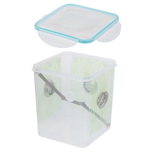 BAZEITFLOW Reptilien Futterbox für Insekten Zuchtbox für Spinnen und Kleine Reptilien Transparentes Habitat Langlebig Entlüftungslöchern für Optimale BAZEITFLOW Reptilien Futterbox für Insekten Zuchtbox für Spinnen und Kleine Reptilien Transparentes Habitat Langlebig Entlüftungslöchern für Optimale von BAZEITFLOW