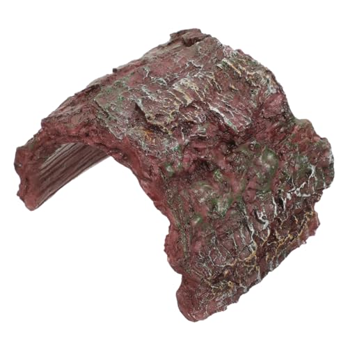 BAZEITFLOW Reptilien Höhle Resin Versteck Terrarium Basking Plattform für Schildkröten Frösche Schlangen und Echsen Geeignet Kleines Reptilien Versteck Lebensraum Terrarium Deko BAZEITFLOW Reptilien Höhle Resin Versteck Terrarium Basking Plattform für Schildkröten Frösche Schlangen und Echsen Geeignet Kleines Reptilien Versteck Lebensraum Terrarium Deko von BAZEITFLOW