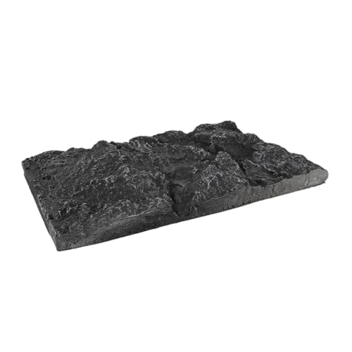 BAZEITFLOW Reptilien Terrarium Hintergrund Board PU Steinoptik Aquarium Rückwand Leicht Langlebig Wiederverwendbar Naturgetreue Gestaltung für Fisch und Reptilienbecken von BAZEITFLOW