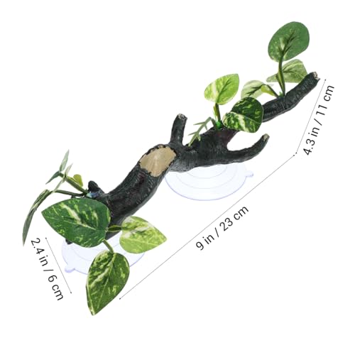 BAZEITFLOW Reptilien Zweig Kletterast Terrarium Dekoration Pflanzen Reptilien Zubehör für Bartagamen Schlangen und Geckos Natürliche Terrarienpflanze BAZEITFLOW Reptilien Zweig Kletterast Terrarium Dekoration Pflanzen Reptilien Zubehör für Bartagamen Schlangen und Geckos Natürliche Terrarienpflanze von BAZEITFLOW
