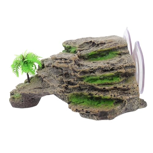 BAZEITFLOW Reptilien sonnplattform mit Saugnäpfen Graue Kletterterrasse für Schildkröten und Kleine Reptilien Simulation von Höhle und Felsen Installieren für Aquarium und Terrarium BAZEITFLOW Reptilien sonnplattform mit Saugnäpfen Graue Kletterterrasse für Schildkröten und Kleine Reptilien Simulation von Höhle und Felsen Installieren für Aquarium und Terrarium von BAZEITFLOW