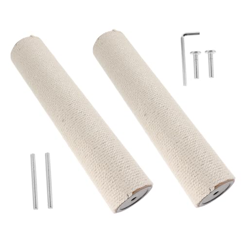 BAZEITFLOW Sisal Kratzpfosten Ersatzteil mit Schrauben Robuster Katzenbaum Ersatzkratzstab für Indoor Katzenmöbel Strapazierfähiger Kratzschutz für Möbel und Klettertürme BAZEITFLOW Sisal Kratzpfosten Ersatzteil mit Schrauben Robuster Katzenbaum Ersatzkratzstab für Indoor Katzenmöbel Strapazierfähiger Kratzschutz für Möbel und Klettertürme von BAZEITFLOW