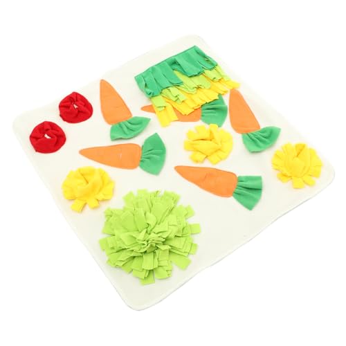 BAZEITFLOW Snuffle Mat Für Hasen Igel Haustiere Hamster Meerschweinchen Spielzeug Futter Versteckkissen Schnüffelmatte Trainingspad rutschfeste Unterlage Maschinenwaschbar von BAZEITFLOW