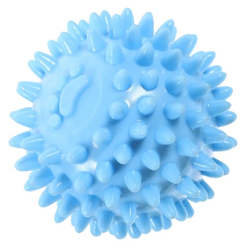 BAZEITFLOW TPR Hundespielzeug Ball mit Stacheln Interaktiver Beißball zur Zahnpflege und Welpentraining Leicht für Kleine bis Große Hunde Sicher und Spielerisch für Drinnen und Draußen von BAZEITFLOW
