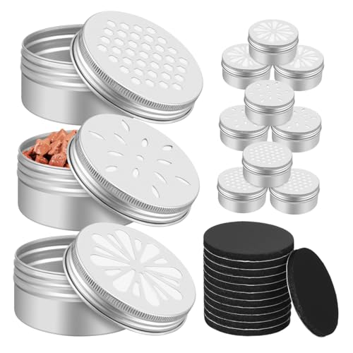BAZEITFLOW Teiliges Hundegeruch Trainingsset Aluminium Dosen mit Lochdeckel Langlebig Rostfrei Vielseitig für Nasenarbeit und Agility Training Inklusive Weiche Magnetaufkleber für Effektives von BAZEITFLOW
