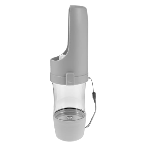 BAZEITFLOW Tragbare Hundewasserflasche mit Futterbehälter Kratzfestes Design Leicht zu Reinigen für Outdoor und Praktischer Trink und Futterspender Wasser Futter von BAZEITFLOW