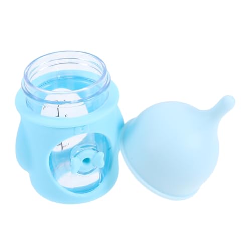 BAZEITFLOW Tragbare Milchflasche für Neugeborene Nippel mit Sichtbarem Maß für Welpen und Kätzchen Leicht und Hygienisch von BAZEITFLOW