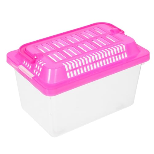 BAZEITFLOW Tragbare Transportbox für Haustiere Transparente Reptilien und Goldfisch Aquarium mit Belüftung für Schildkröten Geckos und Kleine Tiere aus Strapazierfähigem PP Material BAZEITFLOW Tragbare Transportbox für Haustiere Transparente Reptilien und Goldfisch Aquarium mit Belüftung für Schildkröten Geckos und Kleine Tiere aus Strapazierfähigem PP Material von BAZEITFLOW
