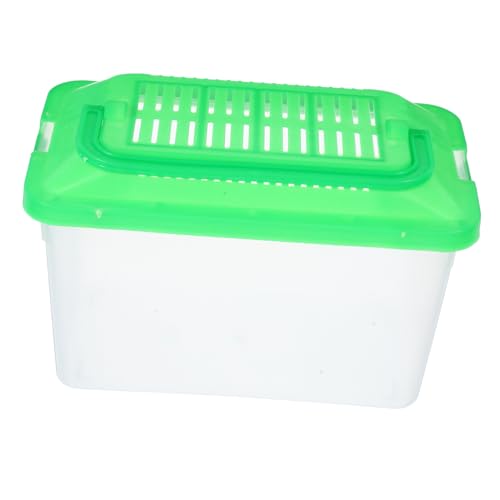 BAZEITFLOW Tragbare Transportbox für Reptilien und Kleintiere Transparenter Hand Aquarium Tank mit Griff Vielseitiger Schildkröten und Goldfischbehälter Leicht und Einfach zu Reinigen BAZEITFLOW Tragbare Transportbox für Reptilien und Kleintiere Transparenter Hand Aquarium Tank mit Griff Vielseitiger Schildkröten und Goldfischbehälter Leicht und Einfach zu Reinigen von BAZEITFLOW