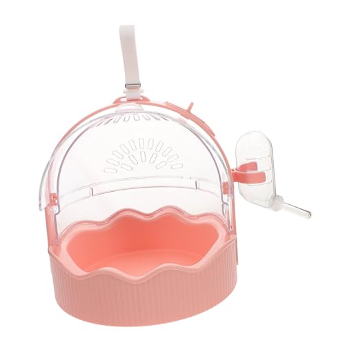 BAZEITFLOW Tragbarer Hamster Käfig mit Wasserflasche Kleines Haustier Reisetransportkäfig Leicht und Kompakt Vielseitig für Hamster Meerschweinchen Zuckergleiter Komfortabel für Outdoor BAZEITFLOW Tragbarer Hamster Käfig mit Wasserflasche Kleines Haustier Reisetransportkäfig Leicht und Kompakt Vielseitig für Hamster Meerschweinchen Zuckergleiter Komfortabel für Outdoor von BAZEITFLOW