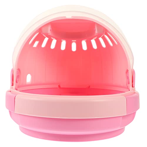 BAZEITFLOW Tragbarer Hamsterträger für Reisen Transparenter Design Kleintierkäfig mit Tragegriff Belüftet und Komfortabel für Hamster und Kleine Haustiere BAZEITFLOW Tragbarer Hamsterträger für Reisen Transparenter Design Kleintierkäfig mit Tragegriff Belüftet und Komfortabel für Hamster und Kleine Haustiere von BAZEITFLOW
