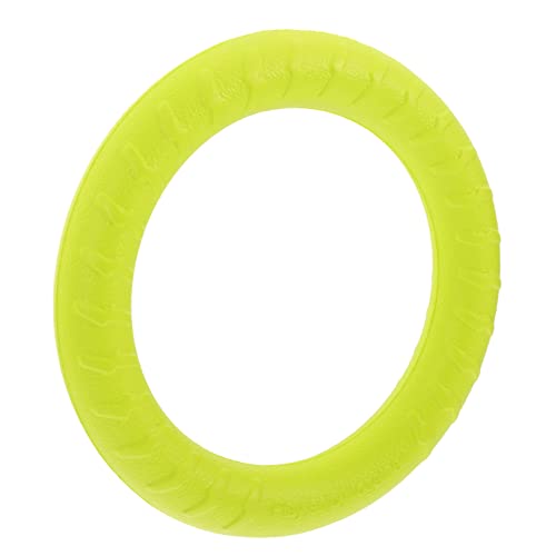BAZEITFLOW Trainingsring für Hunde Hundekauen Hundespielzeug Interactive Dog Toys Dog chew Toy Kauspielzeug für zahnende Welpen Kauspielzeug für Hunde für Aggressive Kauer Eva Light Green von BAZEITFLOW
