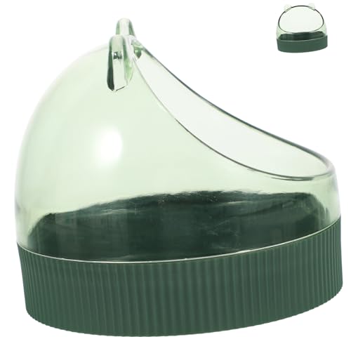 BAZEITFLOW Transparenter Kompakter Hamster Futternapf und Wassernapf für Käfige Leicht zu Reinigen Sicher und Auslaufsicher für Hamster und Kleintiere Platzsparendes Design in von BAZEITFLOW