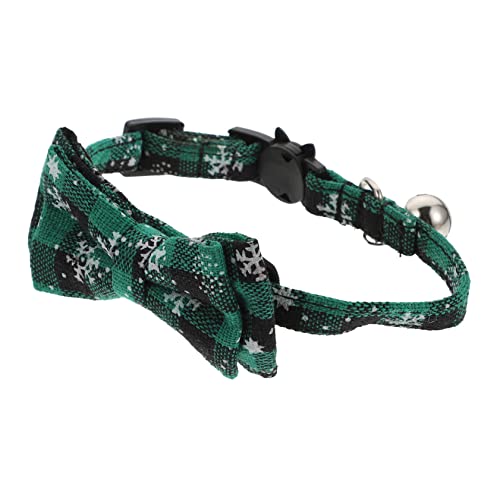 BAZEITFLOW Verstellbares Katzen und Hundehalsband mit Weihnachtsmotiven Leichtes Sicheres Design Glockengeschmückt Festliche Haustierausstattung für Alltag und Weihnachtsfeiern Passend für von BAZEITFLOW