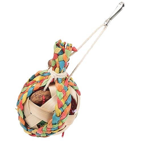 BAZEITFLOW Papagei Spielzeug Für Vögel Bunter Kauspielzeugball Aus Naturmaterialien Sicher Und Robust Für Wellensittiche Nymphensittiche Und Graupapageien Fördert Spiel Und Intelligenz BAZEITFLOW Papagei Spielzeug Für Vögel Bunter Kauspielzeugball Aus Naturmaterialien Sicher Und Robust Für Wellensittiche Nymphensittiche Und Graupapageien Fördert Spiel Und Intelligenz von BAZEITFLOW
