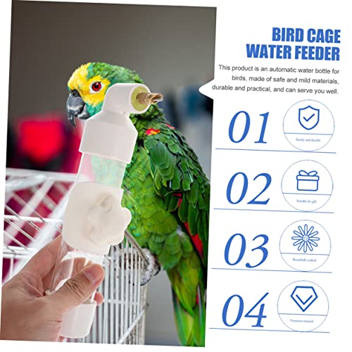 BAZEITFLOW Vogeltränke für Käfige aus Robustem PVC Spritzwassergeschützt Einfacher Einbau Praktische Wasserversorgung für Papageien Tauben und Kleine Vögel Vielseitig Einsetzbar als BAZEITFLOW Vogeltränke für Käfige aus Robustem PVC Spritzwassergeschützt Einfacher Einbau Praktische Wasserversorgung für Papageien Tauben und Kleine Vögel Vielseitig Einsetzbar als von BAZEITFLOW