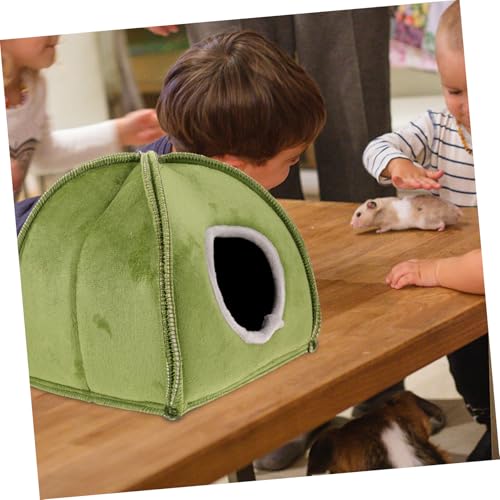 BAZEITFLOW Warmes Warmes Hamsterhaus Mongolische Jurte Halboffenes Versteck für Zwerghamster und Kleine Haustiere Kuscheliges Nest für Winter für Hamster Ratten und Chinchillas BAZEITFLOW Warmes Warmes Hamsterhaus Mongolische Jurte Halboffenes Versteck für Zwerghamster und Kleine Haustiere Kuscheliges Nest für Winter für Hamster Ratten und Chinchillas von BAZEITFLOW